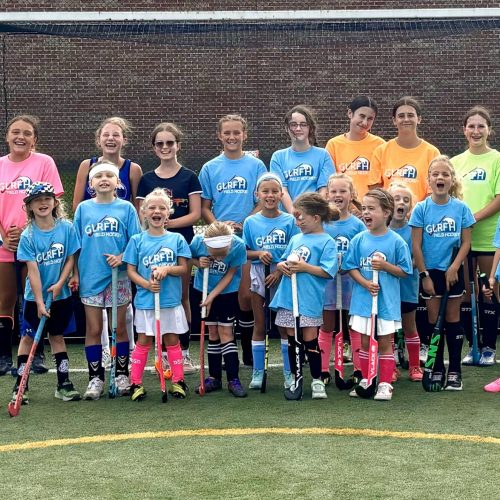 photo of youth field hockey players from michigan